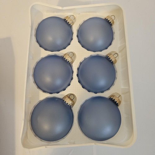 Ornamenti palline vetro blu - ornamenti,