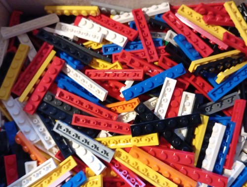 100 patte lego 1x6 - 1x6, miscela