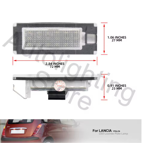 Luci targa led canbus lancia - 2,