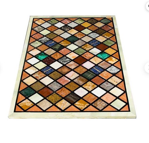 Tavolo marmo geometrico - tavolo,