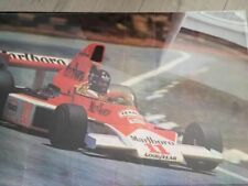 F1 James Hunt poster vintage