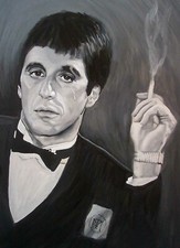 Stampa Scarface su tela