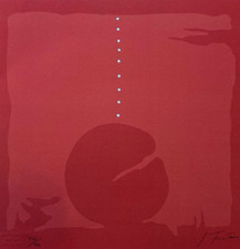 Lucio FONTANA Lithograph COA