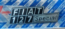 scritta-fregio posteriore fiat 127 special 