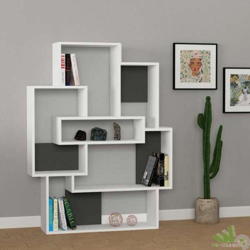 Libreria stile moderno bianco - stile,