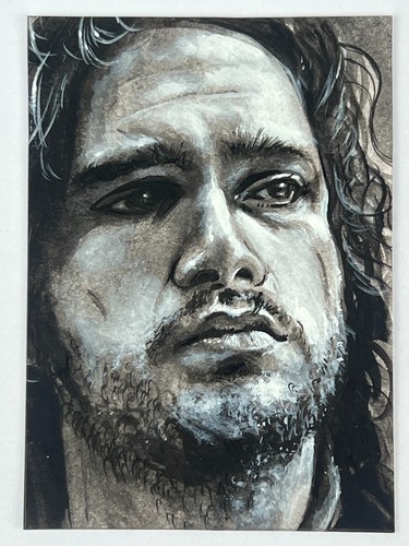 Aceo sketch card - aceo, snow