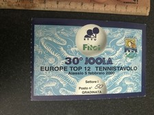 Alassio 2000  .  Table Tennis Europe Top12  . Ticket