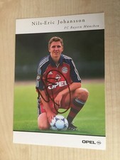Autografo NILS-ERIC JOHANSSON-Bayern Monaco 99/00-NS SVEZIA-ex-AIK Solna-AK