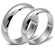 Coppia Fedi Fedine doppie