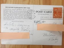 NEW YORK The Hayden PLANETARIUM Copernican Room USA 50s postcard animated