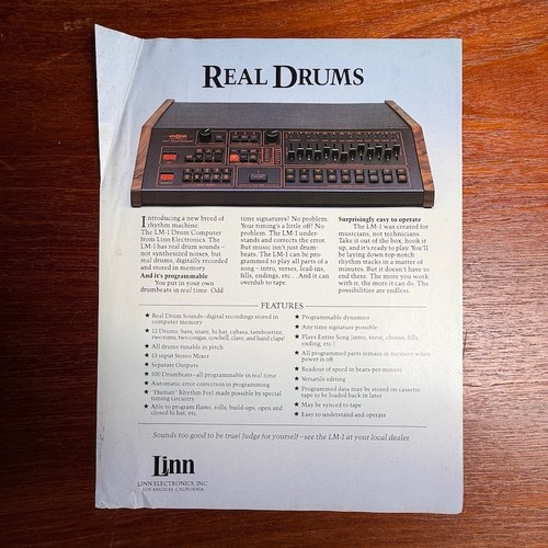 Vintage linn electronics - linn, lm-1