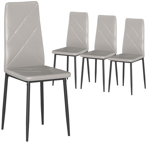 Homcom set sedie pranzo - set, da