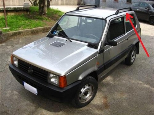 Barre longitudinali fiat - barre, panda