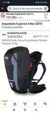 zaino porta bambino