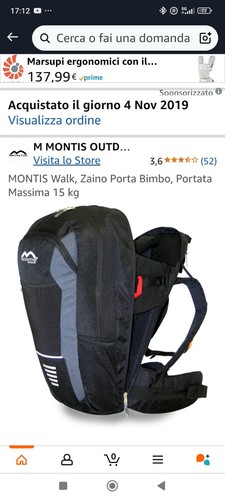 Zaino porta bambino - zaino,