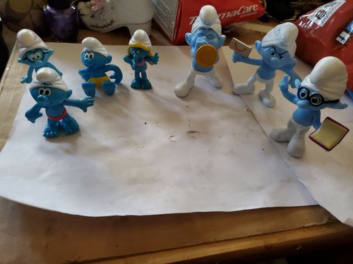 Lot smurfs 2009 - 7,
