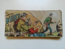 RACCOLTINA A STRISCE CAPITAN MIKI N* 62 ORIGINALE D'EPOCA MA DA RESTAURARE