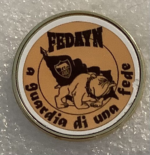 Roma ultras fedayn badge - roma,