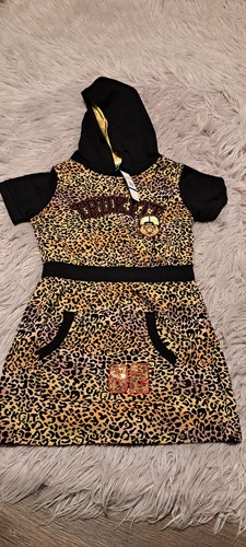 Trukfit abito leopardato lil - -,