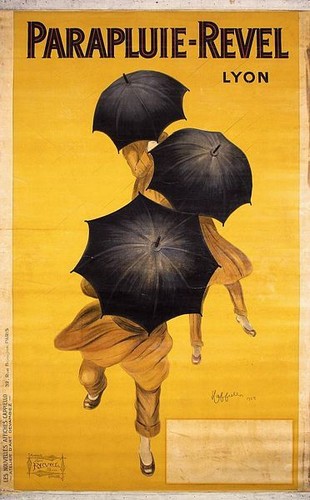 Poster pubblicitario ombrello