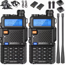 2X BAOFENG UV5R Radio