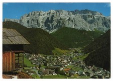 Selva Val Gardena panorama paese Gruppo del Sella 1993 - Bolzano