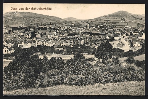 Cartolina jena veduta del - cartolina,