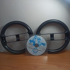 Gioco Mario Kart Wii + 2 Volanti (Neri)