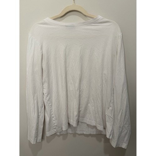 Shirt cos bianca manica - t-shirt,