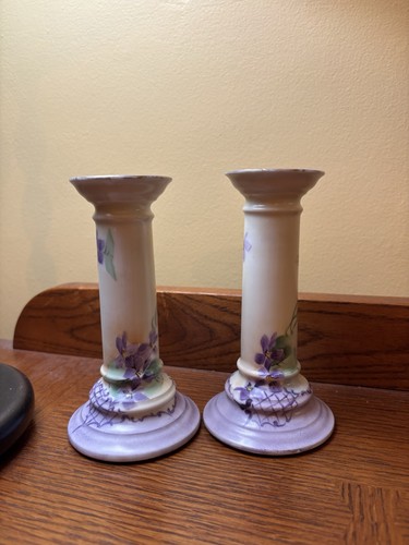 Coppia antichi candelabri - coppia,
