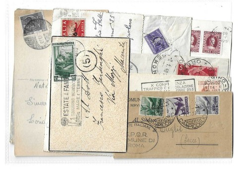 Storia postale 1948 - storia, 1948/58