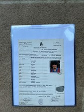 Diego Maradona 'certificato di