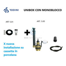 BATTERIA ITS TODINI UNIBOX COMPLETA CON MONOBLOCCO ART 5.00+5.01 NUOVA INSTALLAZ