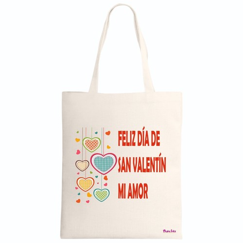 Borsa poliestere ecru disegno - borsa,