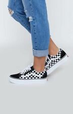 Vans old skool Platform 2 Checkboard True White Unisex adulto zeppa 4 cm tacco 