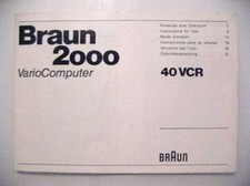 Braun 2000 Vario Computer 40