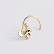 18K Solido Oro Giallo Sfera