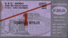 Biglietto Stadio S.S.C. Napoli