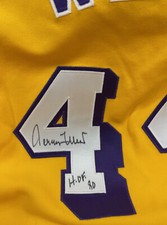 Maglia firmata Jerry West LA