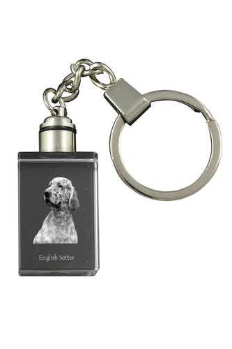 Setter inglese portachiavi con