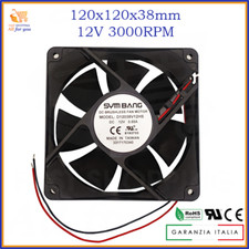 Ventola raffreddamento 12V 120x120 pc 120mm ventole x di per computer fisso case