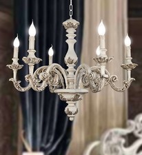 LAMPADARIO LEGNO ARTISTICO