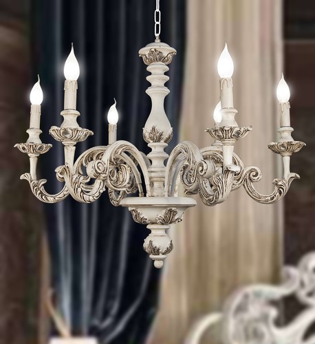 Lampadario legno artistico - legno,