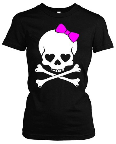 Shirt donna skull girlie - donna, |