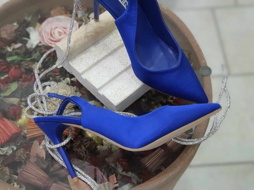 Decollete donna sandali blu - decollete,