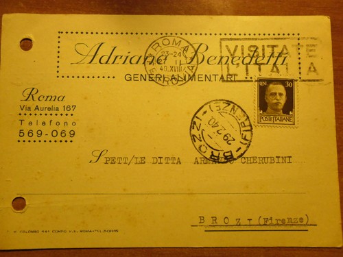 Priv postcard 1940 adriana - postcard,