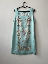 Abito Moschino blu in seta