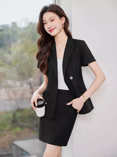Tailleur donna nero elegante - nero,