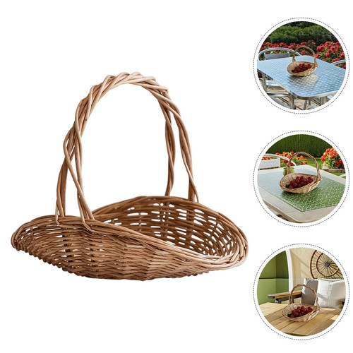 Cestino portatile rattan - cestino,