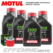 Tagliando YAMAHA XV 750 Virago 1992-1998 (4 MOTUL 5100 10W40 + Filtro olio)